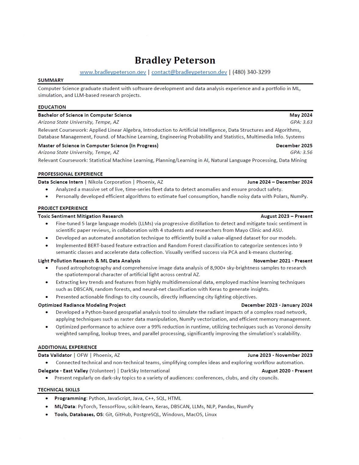 resume